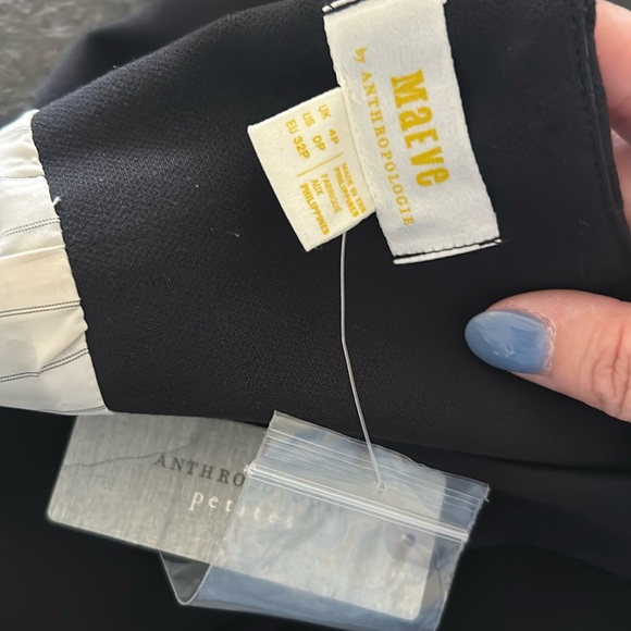 NWT Anthropologie Maeve V-Neck Pinafore Wide-Leg Jumpsuit - Picture 4 of 4